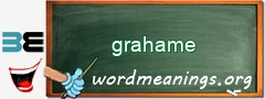WordMeaning blackboard for grahame